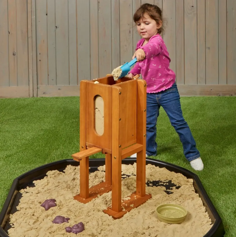 Environments® Outdoor Wooden Sand Funnel