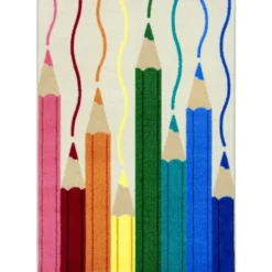 Environments® Pencil Brights Rug 3’11