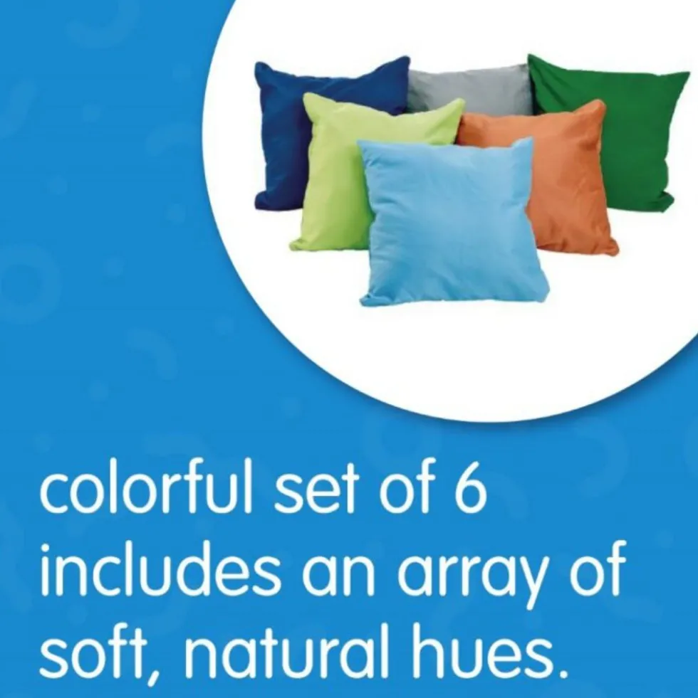 Environments® 20" Pillows - Set of 6 in Nature Colors
