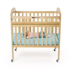 Environments® Safe-T-Side® Clear View/Mirror Crib with Mattress