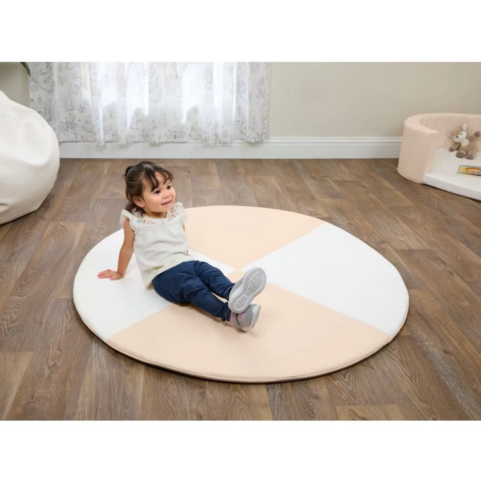 Environments® SoftStages® Activity Mat 48" Diameter - Pebble/Pebble Stripe