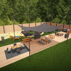Environments® TerraTough™ Outdoor Rectangle Shade Canopy - 16 ft x 20 ft