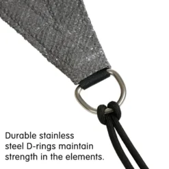 Environments® TerraTough™ Outdoor Triangle Shade Canopy - 12 ft x 12 ft x 12 ft