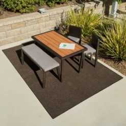 Environments® Tides Indoor/Outdoor Carpet 4' x 6' - Duskwood