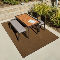 Environments® Tides Indoor/Outdoor Carpet 4' x 6' - Reef Rust