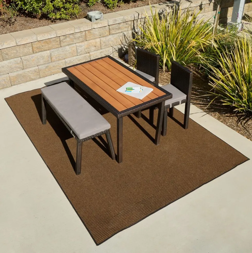 Environments® Tides Indoor/Outdoor Carpet 4' x 6' - Reef Rust
