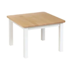Environments® White & Natural Toddler Table, 16"H