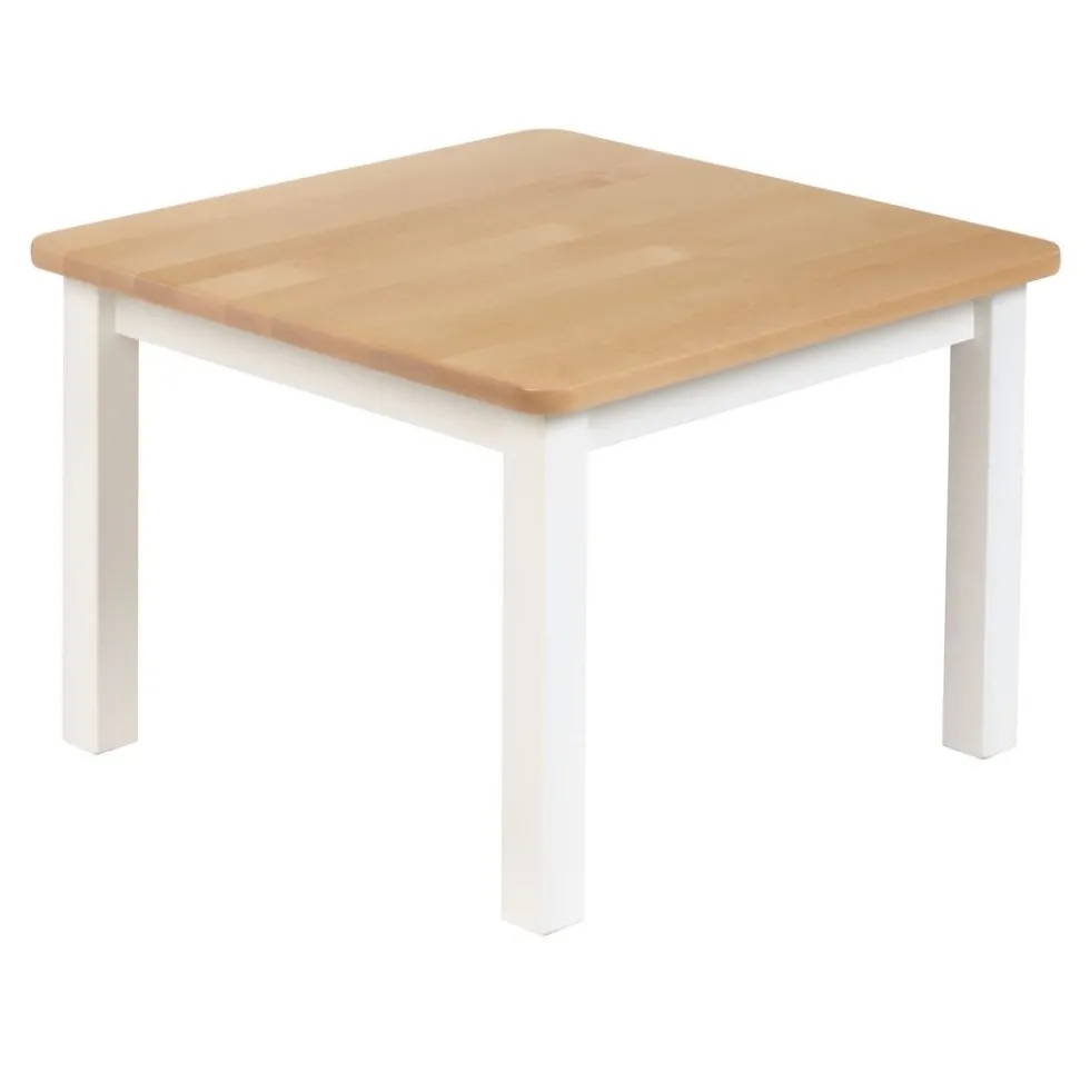 Environments® White & Natural Toddler Table, 16"H