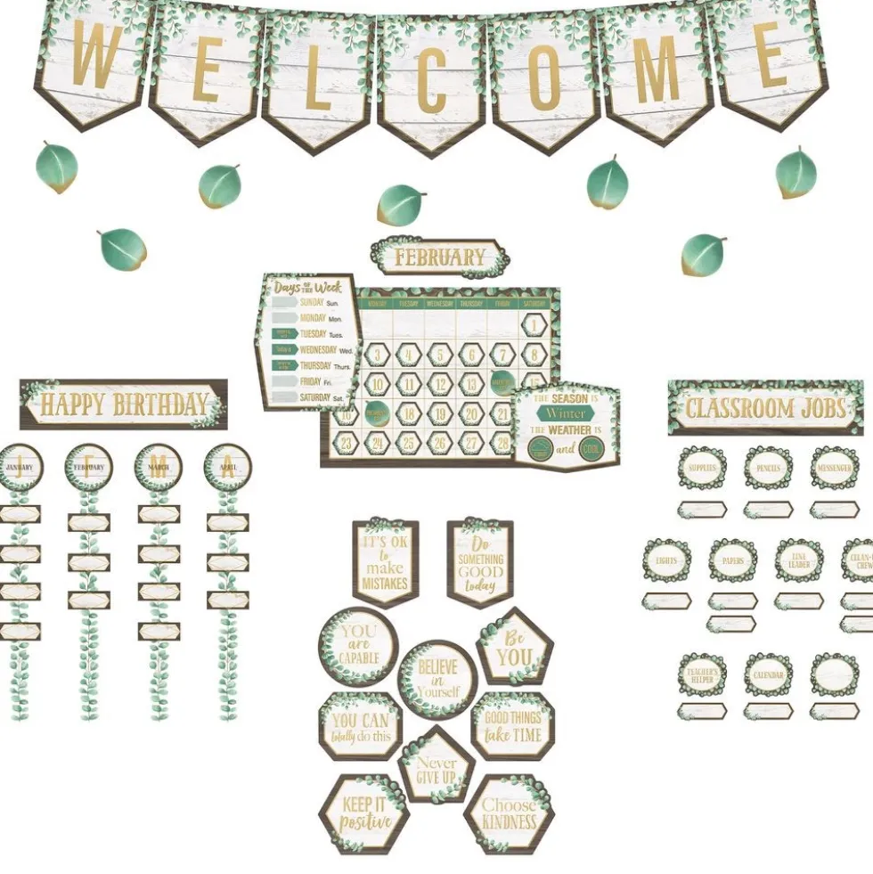 Eucalyptus Bulletin Board Kit - 293 pieces