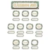 Eucalyptus Classroom Jobs Mini Bulletin Board - 49 Pieces