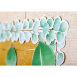 Eucalyptus Die Cut Border Trim - 12 Pieces