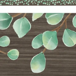 Eucalyptus Straight Border Trim - 12 pieces