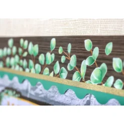 Eucalyptus Straight Border Trim - 12 pieces