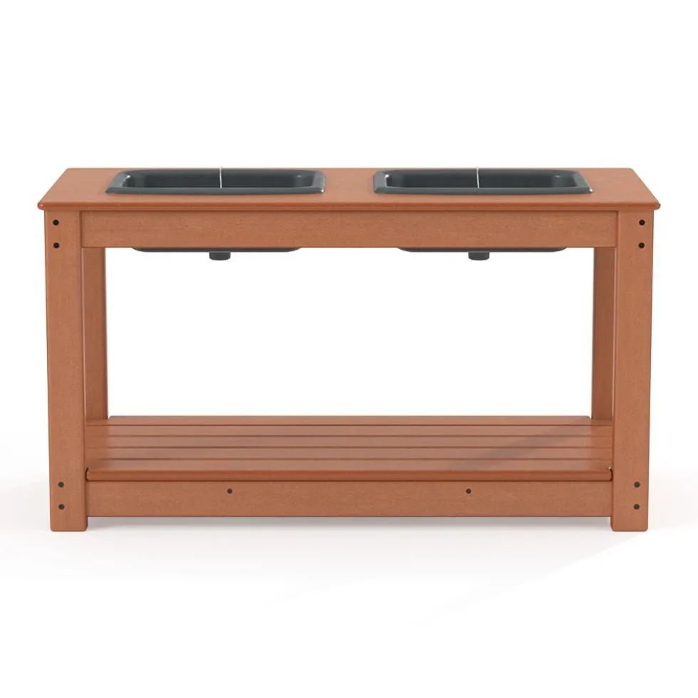 EverPlay® Kids Double Outdoor Sand & Water Sensory Activity Table