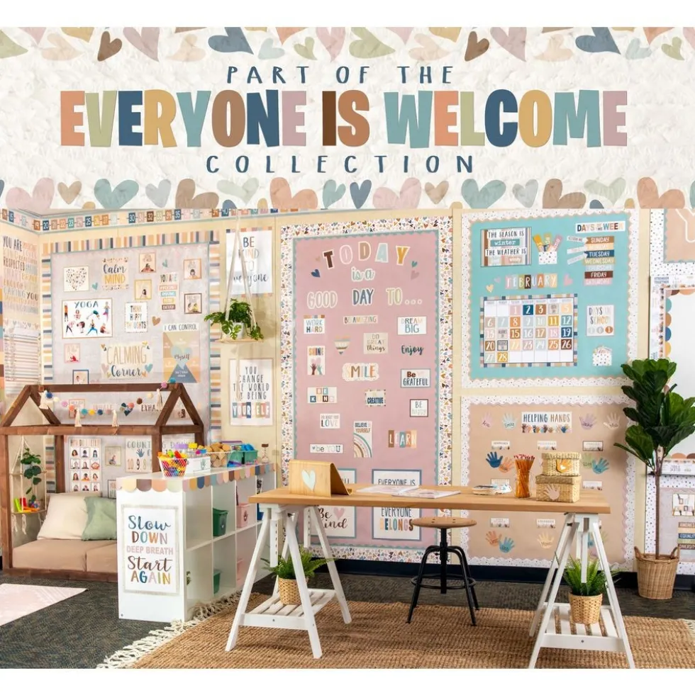Everyone is Welcome Bold Block Magnetic Letters