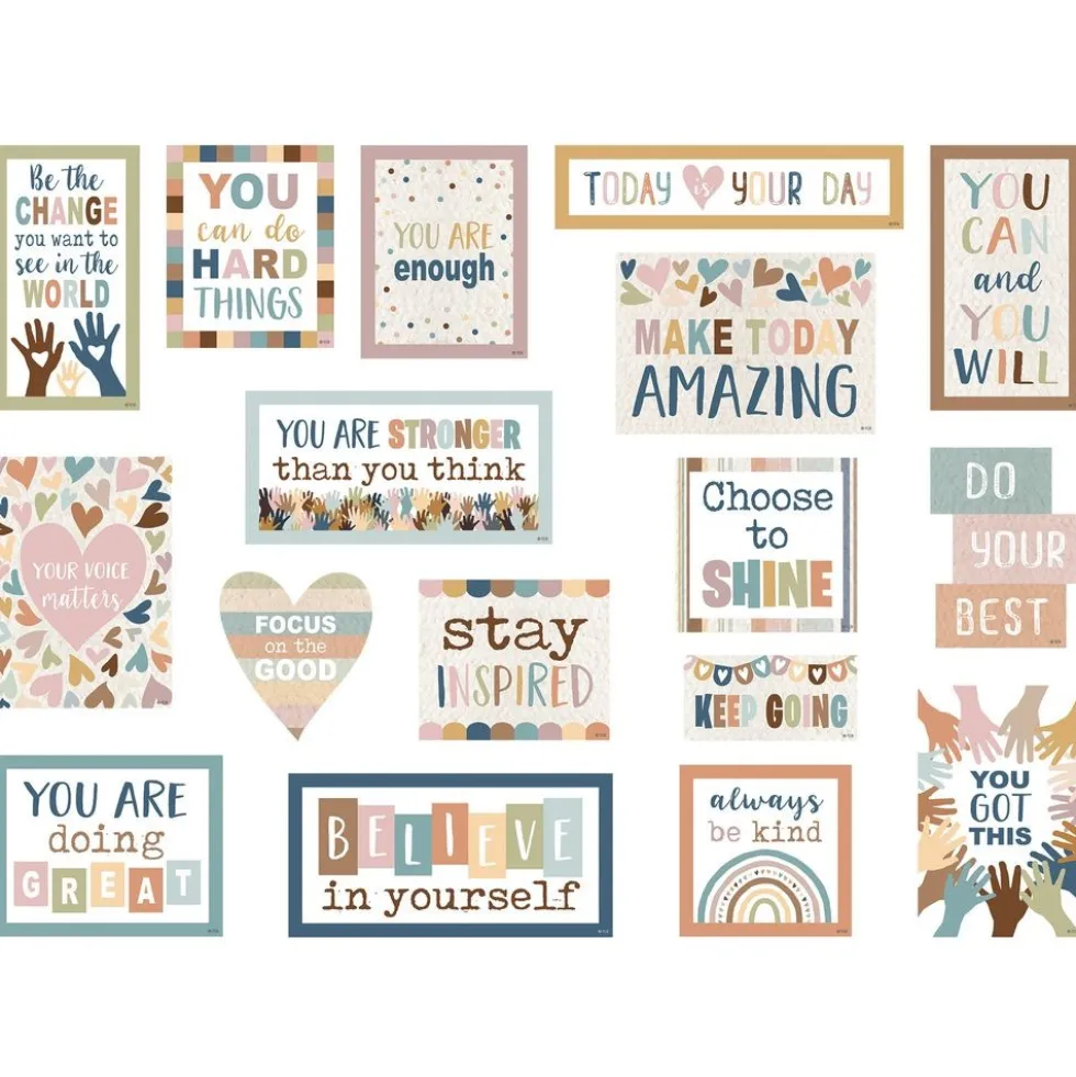 Everyone is Welcome Magnetic Positive Sayings