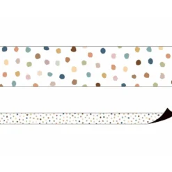 Everyone is Welcome Painted Dots Magnetic Border