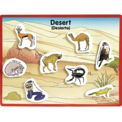 Excellerations® Animals in Their Habitats - 6 Boards, 48 Pieces