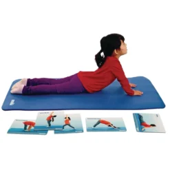 Excellerations® Anti-Slip Yoga Pose Activity Pads - Set of 14