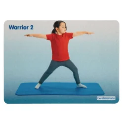 Excellerations® Anti-Slip Yoga Pose Activity Pads - Set of 14