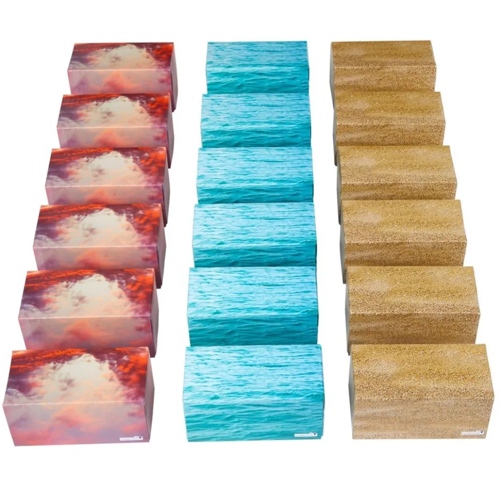 Excellerations® Beach Nature Blocks - Set of 18