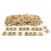 Excellerations® Big Wooden Letter Tiles - Tub of 250