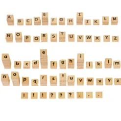 Excellerations® Big Wooden Letter Tiles - Tub of 250