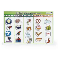 Excellerations® Bilingual My 5 Senses Magnet Activity Set
