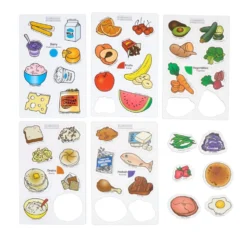 Excellerations® Bilingual My Healthy Plate Magnet Activity Set