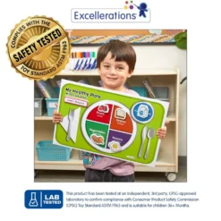 Excellerations® Bilingual My Healthy Plate Magnet Activity Set