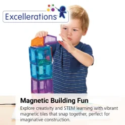 Excellerations® Building Brilliance® Magnetic Shapes 100 Pieces