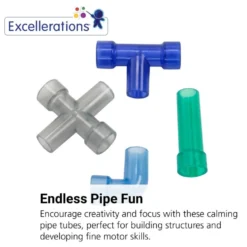 Excellerations® Calming Pipe Tubes - 200 Pieces