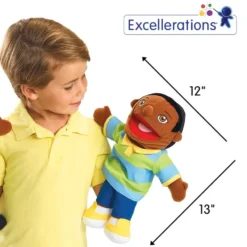 Excellerations® Caucasian Girl & Boy Puppet Pair