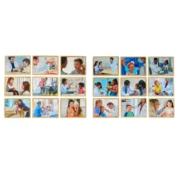 Excellerations® Disabilities & Doctor Puzzles - Set of 18 Wooden Puzzles