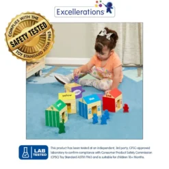 Excellerations® earlySTEM™ Colors & Counting Houses 20 Pieces