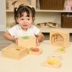 Excellerations® earlySTEM™ Life Cycle Nesting Puzzles - Fruit - Set of 3