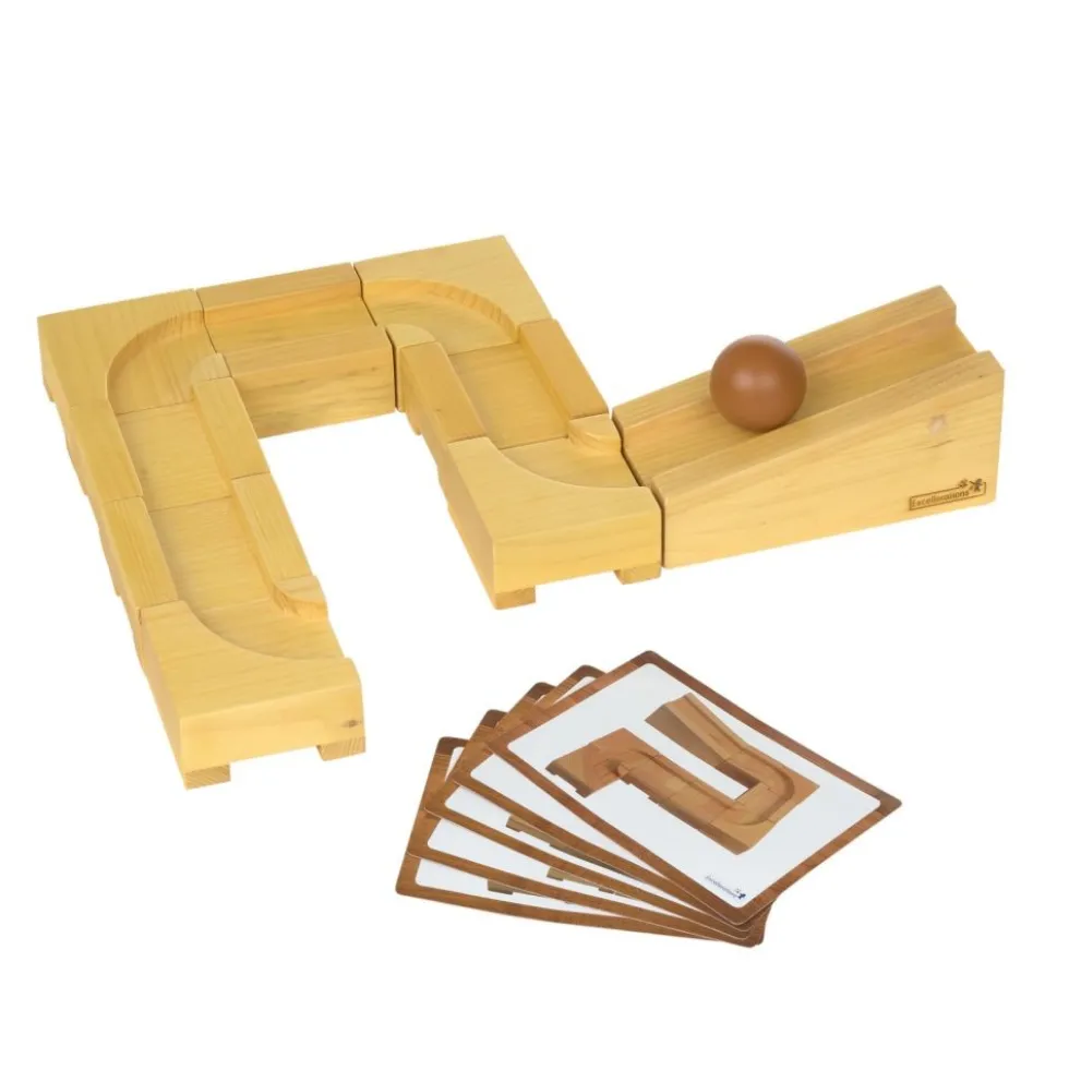 Excellerations® earlySTEM™ Wooden Ball Maze Puzzle Cubes