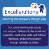 Excellerations® 18" Emotions Dolls - Suprised, Disgusted, Shy, Peaceful - Set of 4