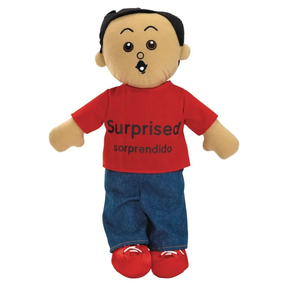 Excellerations® 18" Emotions Dolls - Suprised, Disgusted, Shy, Peaceful - Set of 4