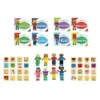 Excellerations® Emotions Spanish Books, Dolls, and Blocks Mega Kit - 8 books 8 dolls 32 blocks