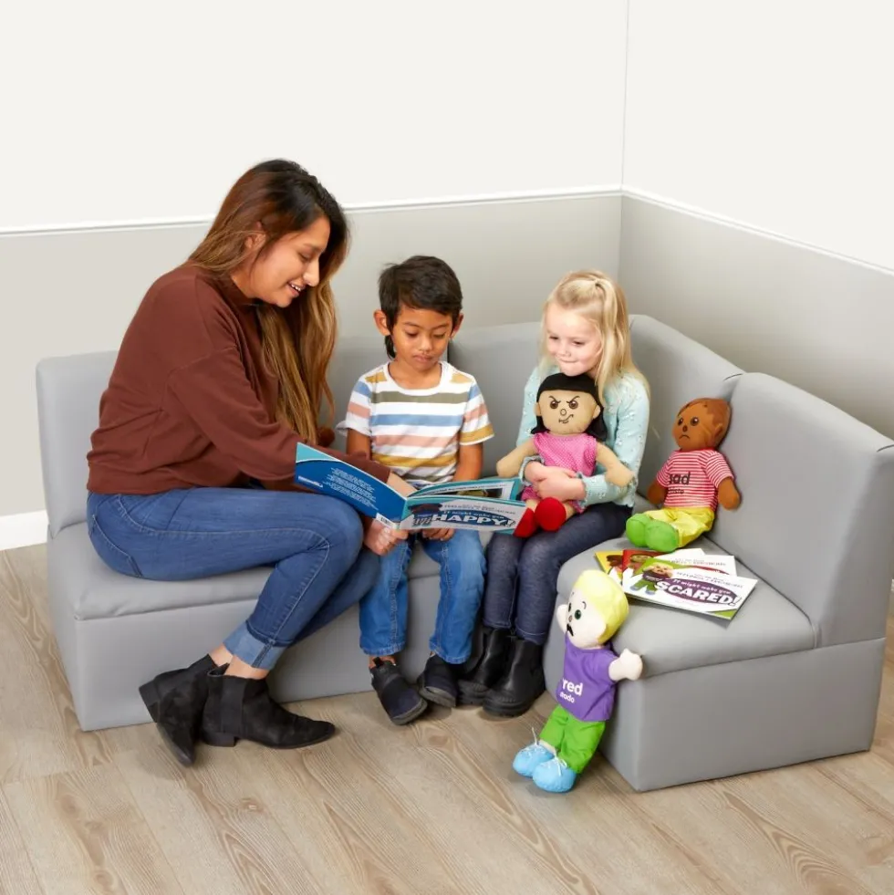 Excellerations® Emotions Spanish Book and Doll Kit 1 - 4 books & 4 dolls