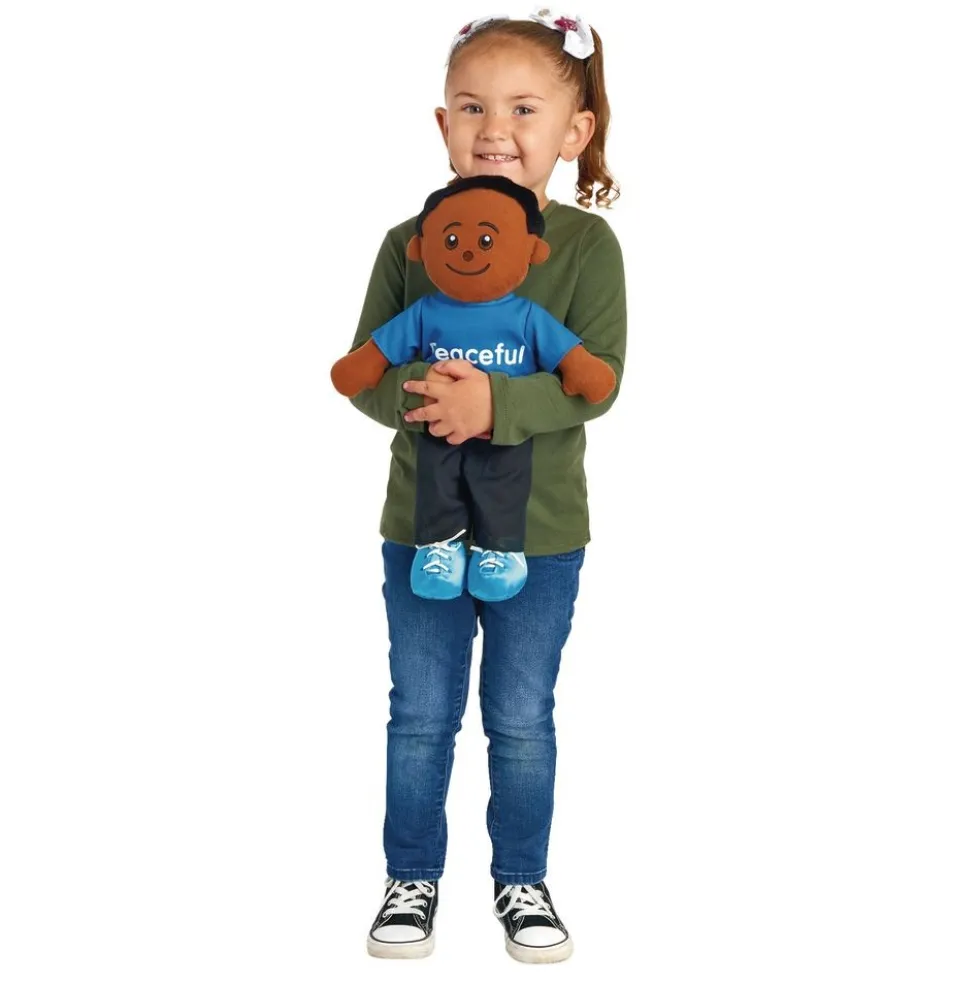 Excellerations® English & Spanish Emotions Books + Dolls + Blocks Kit 2 - 8 books 4 dolls 16 blocks