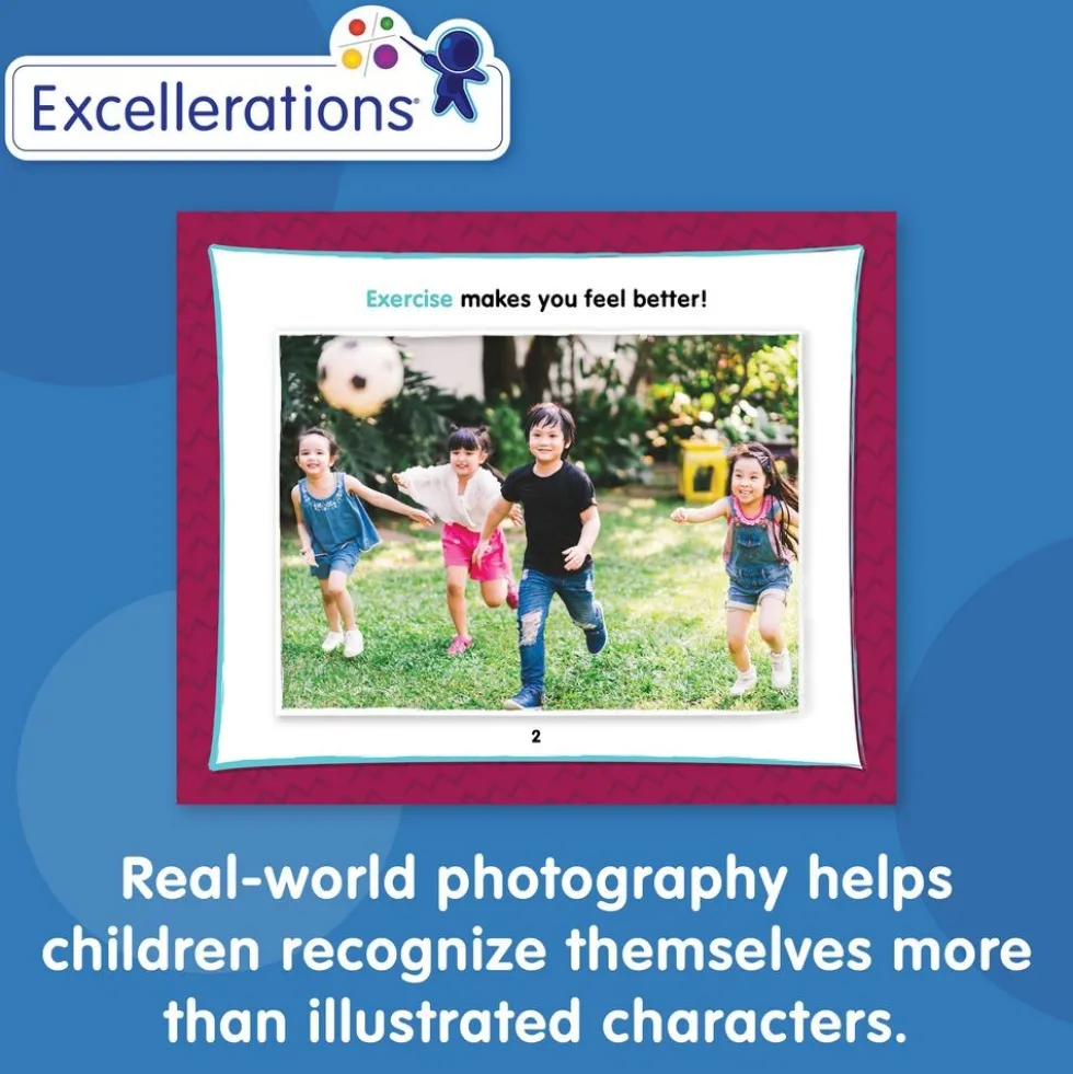 Excellerations® English & Spanish Let's Talk About Being Healthy - 8 books