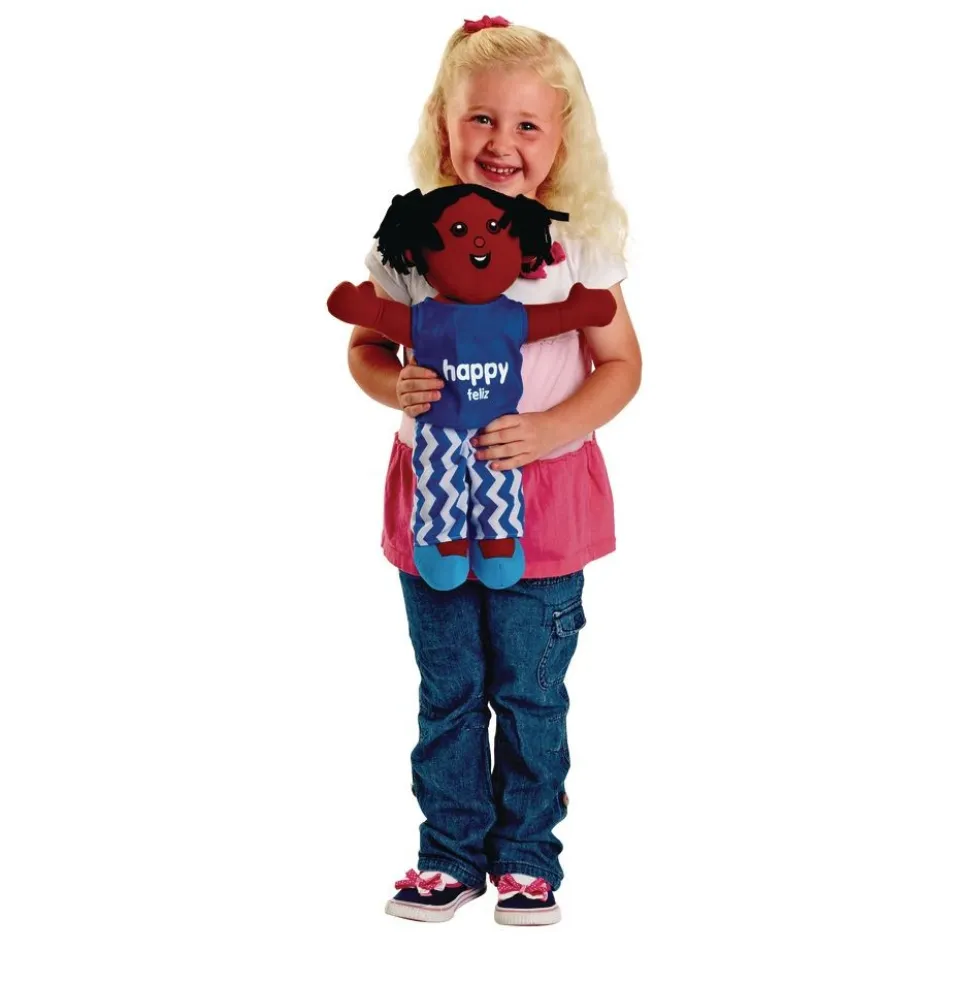 Excellerations® English & Spanish Emotions Books & Dolls Kit 1 - 8 books 4 dolls