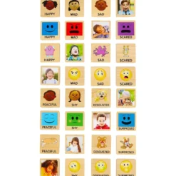 Excellerations® English & Spanish Emotions Books, Dolls, and Blocks Mega Kit - 16 books 8 dolls 32 blocks