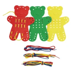 Excellerations® Extra-Large Animal Lacing Shapes - 9 Cards, 27 Laces