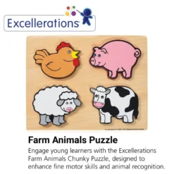 Excellerations® Farm Animals Chunky Puzzle