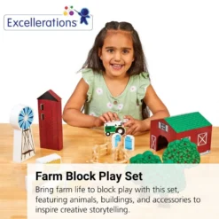 Excellerations® Farm Block Play Set - 25 Pieces