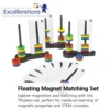 Excellerations® Floating Magnet Matching Set - 70 Pieces