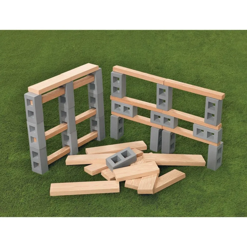 Excellerations® Foam Floor Blocks & Planks 44 pieces